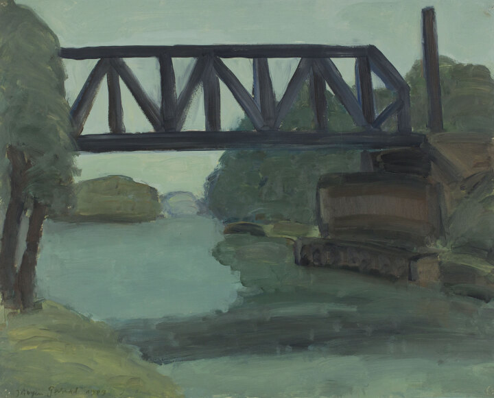 „Am Lehnitzsee (Havelbrücke)“ (1989)
