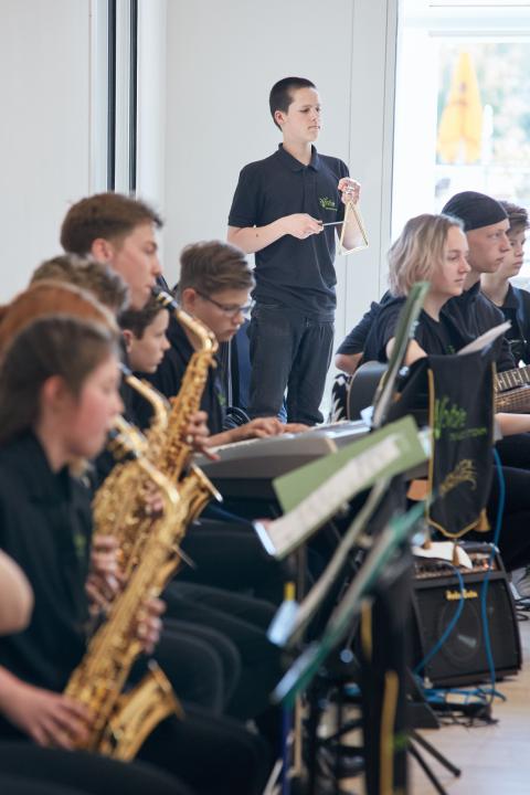 Musikalischer Auftakt zur Preisverleihung durch das Orchester der Voltaireschule Potsdam