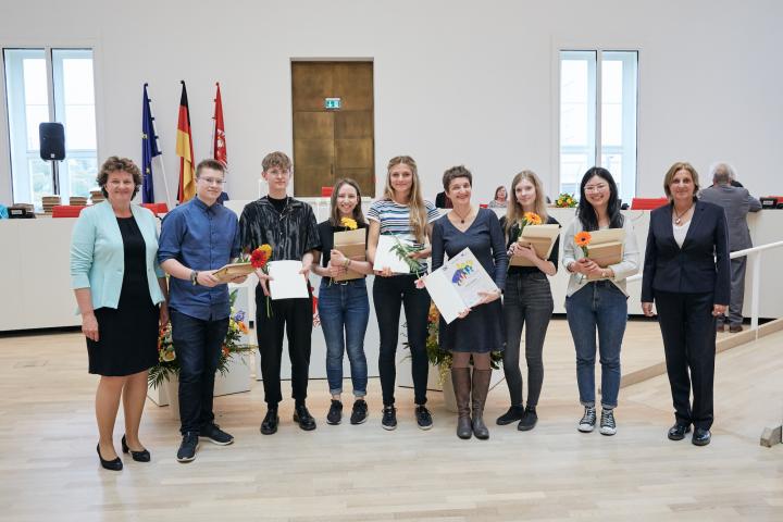 Die Preisträgerinnen und Preisträger der Katholischen Schule Bernhardinum Gymnasium