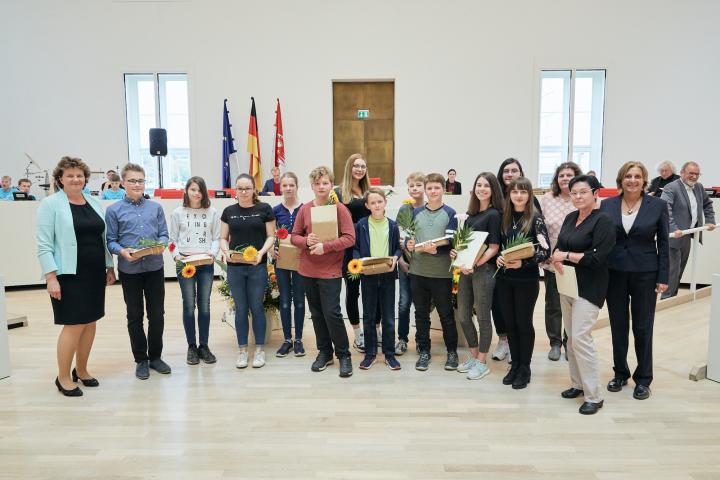 Die Preisträgerinnen und Preisträger des Paul-Fahlisch-Gymnasium Lübbenau