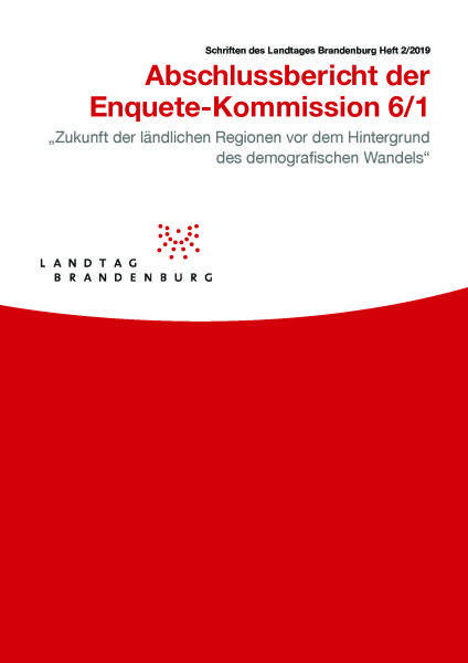 Heft 2/2019 – Abschlussbericht der Enquete-Kommission 6/1 