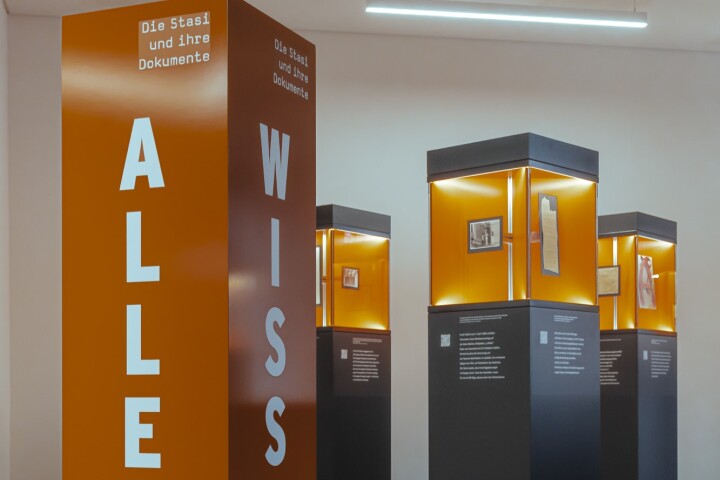 Blick in die Wanderausstellung
