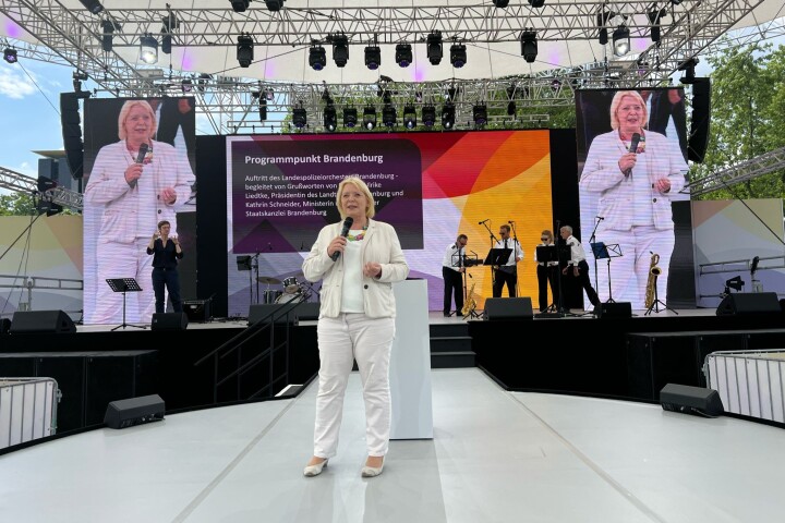 Grußwort der Landtagspräsidentin Prof. Dr. Ulrike Liedtke zum Demokratiefest in Berlin