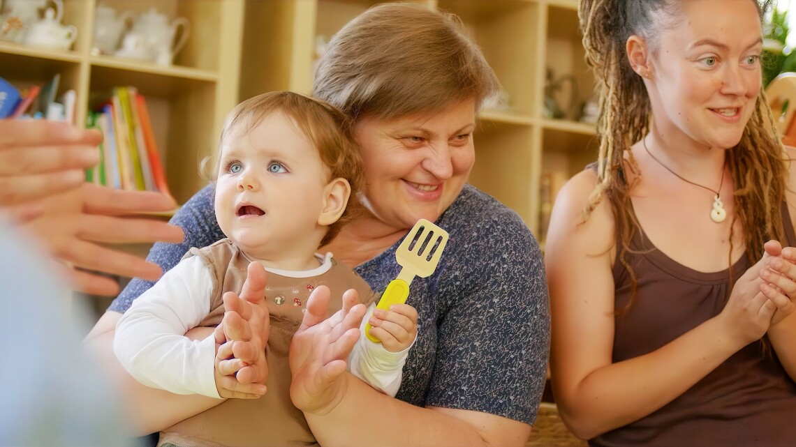 Impression aus einem Familiencafé