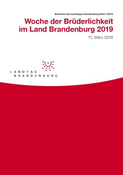 Heft 1/2019 - Woche der Brüderlichkeit im Land Brandenburg 2019