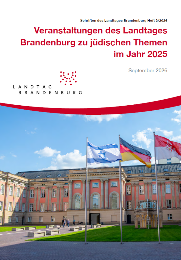 Heft 2/2026 - Veranstaltungen des Landtages Brandenburg zu jüdischen Themen im Jahr 2025