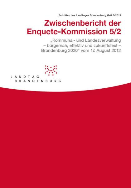 Heft 3/2012 - Zwischenbericht der Enquete-Kommission 5/2