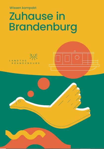 Deckblatt Pocketheft „Wissen kompakt: Zuhause in Brandenburg“