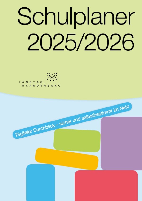Cover des Schülerkalenders 2025/2026
