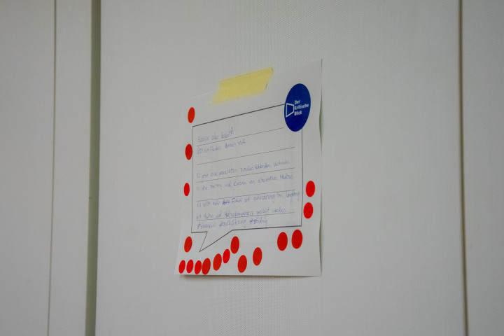 Präsentation der Ergebnisse der fiktiven Social Media Posts