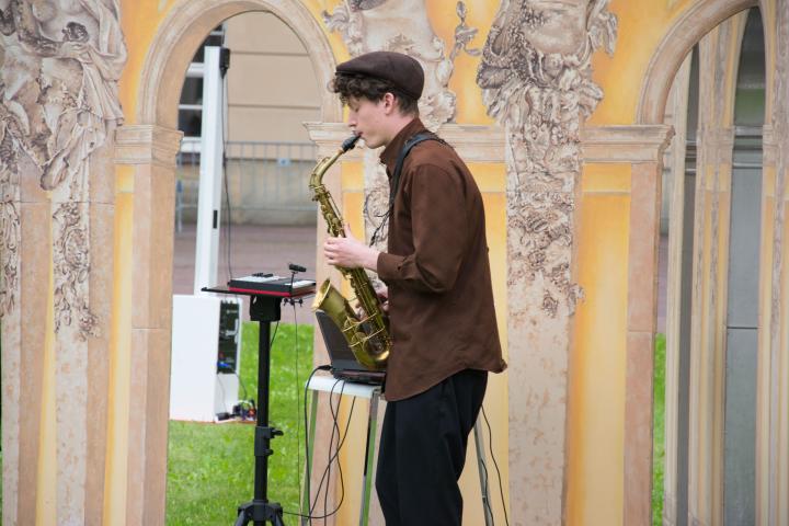 Wenzel Benn am Saxophon