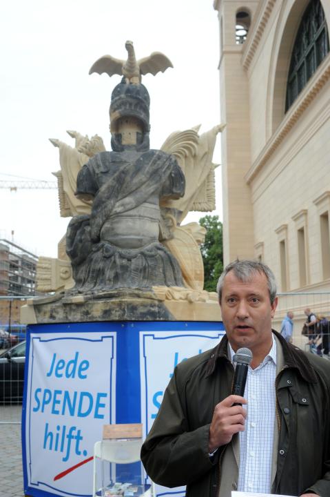 Dr. Hans-Joachim Kuke vom Verein Potsdamer Stadtschloss e. V. 