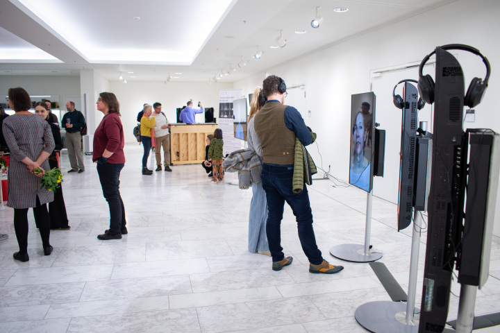 Impression der Ausstellungseröffnung