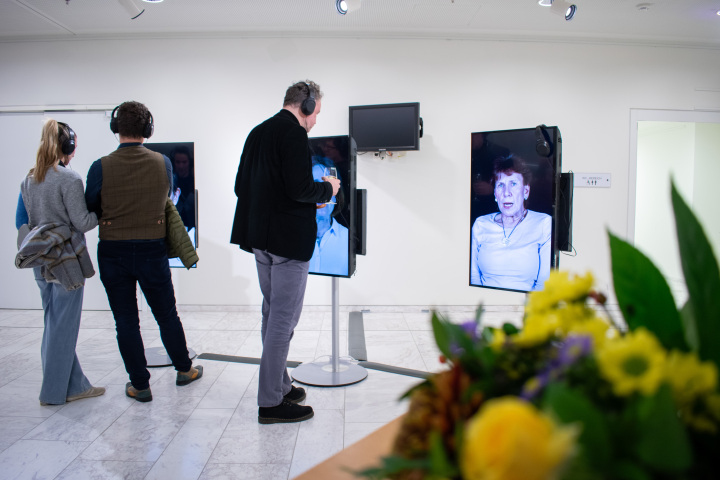 Impression der Ausstellungseröffnung