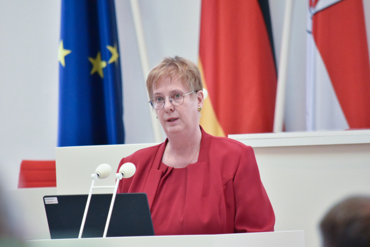 Vortrag von Dr. Ulrike Gutheil, Projektbeauftragte für den Aufbau der Universitätsmedizin in Cottbus