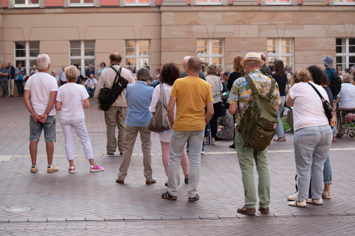 Impression der Abschlussveranstaltung „Kunst zur Zeit 2024“
