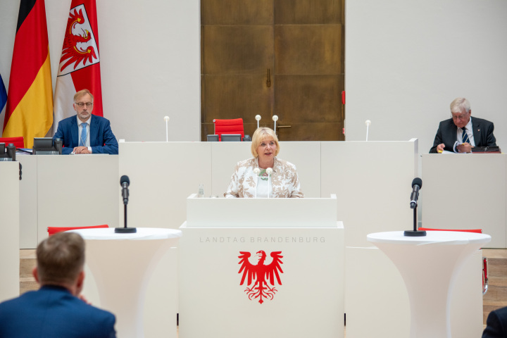Rede der Landtagspräsidentin Prof. Dr. Ulrike Liedtke zur Gedenkveranstaltung im Plenarsaal.
