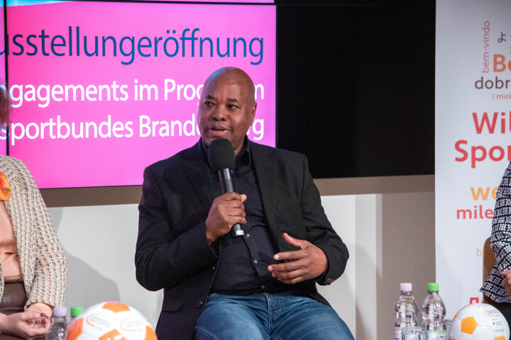 Im Gespräch zur Ausstellung, Protagonist Abdul Carimo