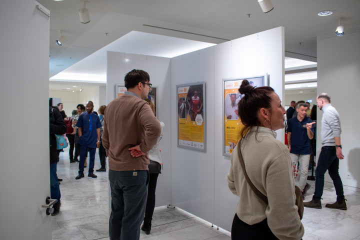 Impression der Ausstellungeröffnung