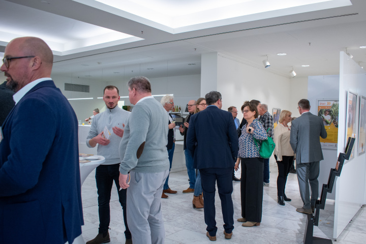 Impression der Ausstellungeröffnung