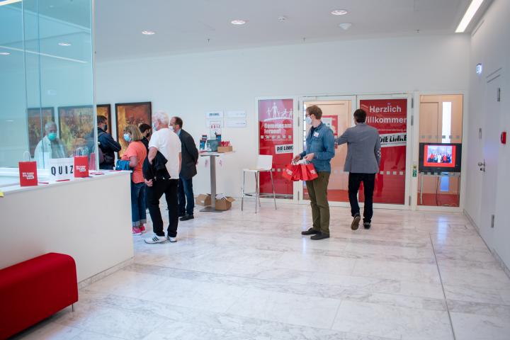 Impression vom Stand der Fraktion DIE LINKE