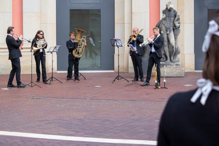 Musikalische Umrahmung durch das Brass Quintett des Deutschen Filmorchesters Babelsberg