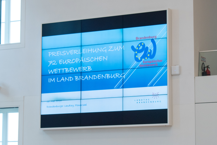 Impression der Preisverleihung zum 72. Europäischen Wettbewerb 2025