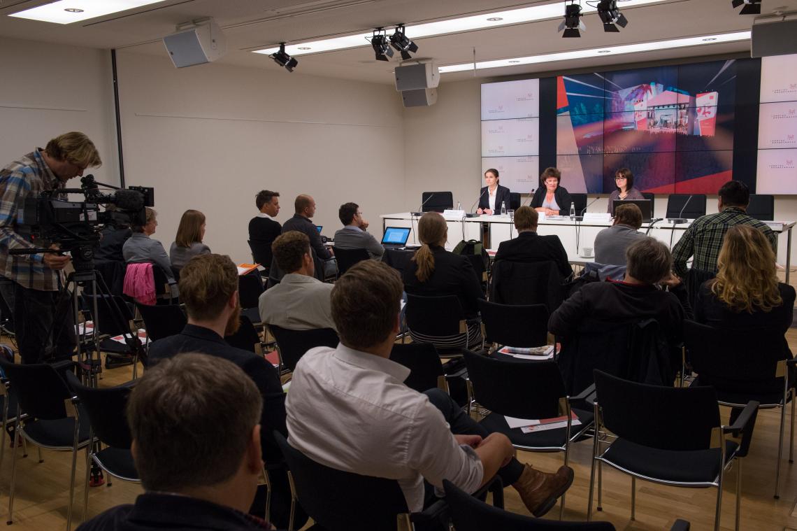 Pressekonferenz zum Bürgerfest 25 Jahre Land Brandenburg