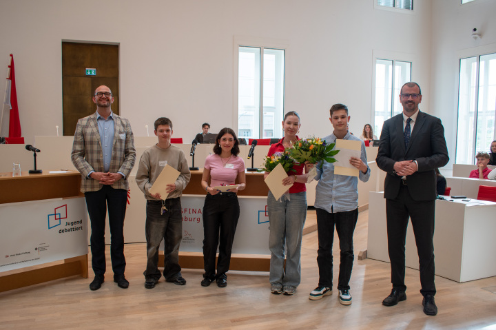 Gruppenfoto der Finalisten der Altersgruppe I