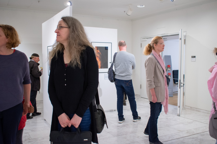 Impression der Ausstellungeröffnung „Erzähl mir von Europa!“