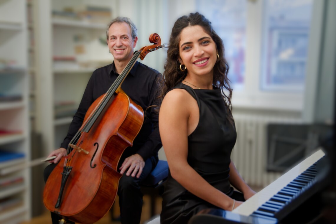 Israelisch-palästinensisches Duo Ithay Khen (l.) und Dana Hreish (r.)