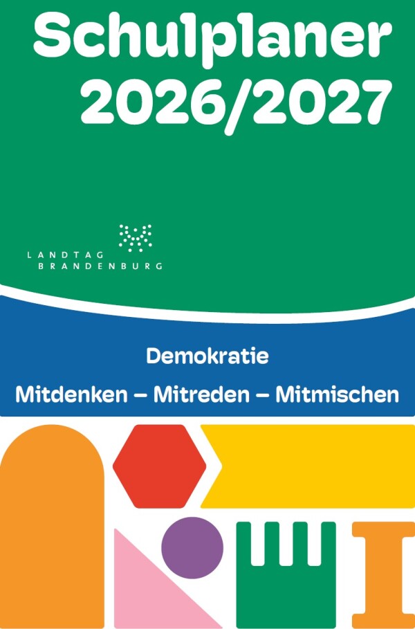 Cover des Schülerkalenders 2026/2027