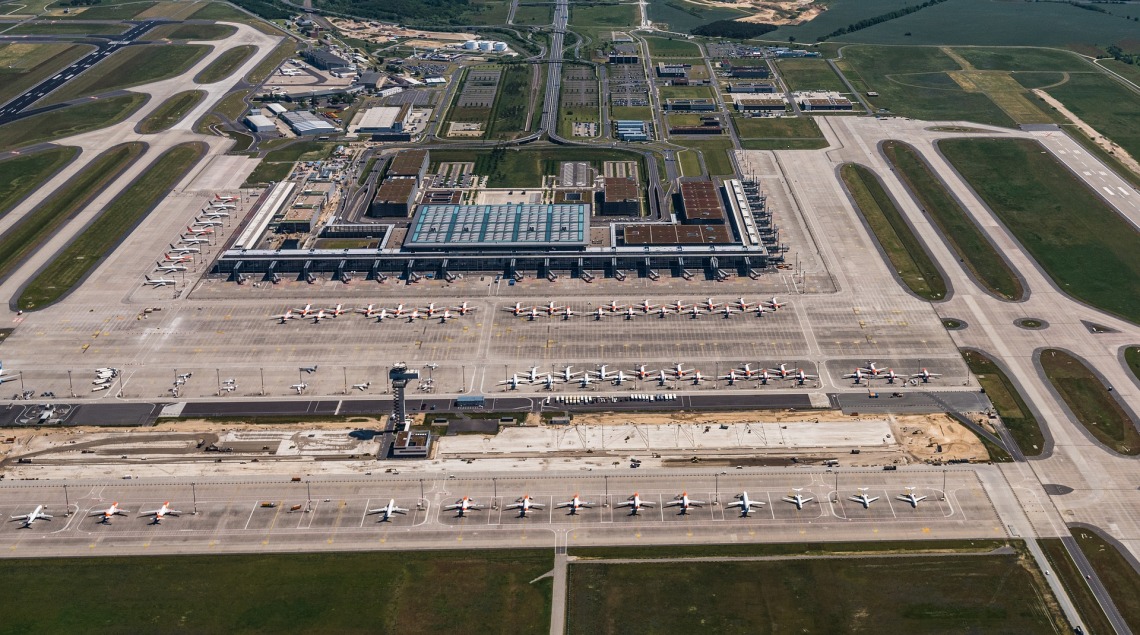 Luftbild Flughafen Berlin-Brandenburg „Willy Brandt"