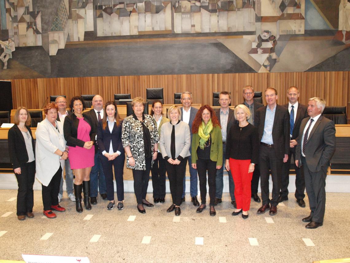 Treffen des Petitionsausschusses mit den Mitgliedern des I. Gesetzgebungsausschusses des Südtiroler Landtags