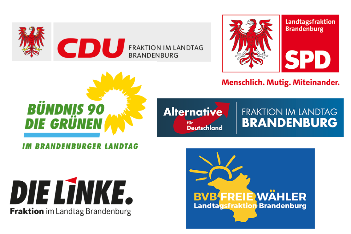 Parliamentary groups in the Landtag Brandenburg