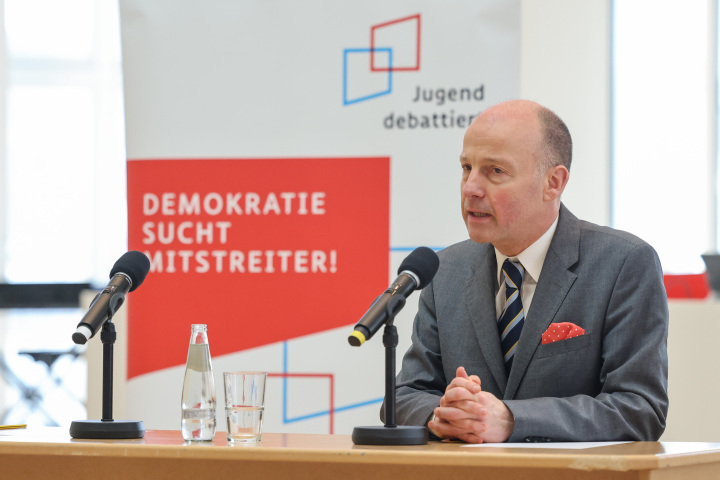 Grußwort des Leiters „Jugend debattiert“ Ansgar Kemmann