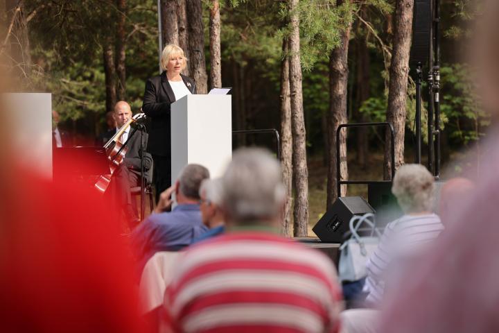 Rede der Landtagspräsidentin Prof. Dr. Ulrike Liedtke während der Gedenkveranstaltung in Hohen Neuendorf