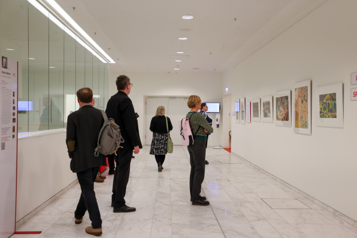 Impression der Ausstellungseröffnung