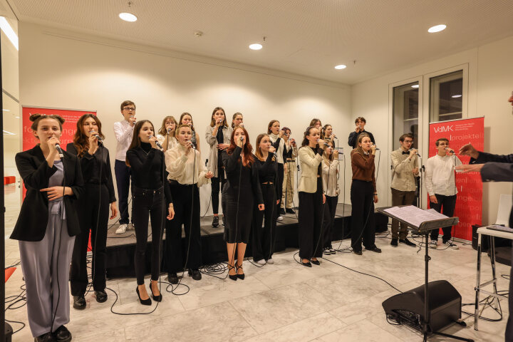 Musikalischer Beitrag durch Young Voices, Jugendpopchor des Landes Brandenburg