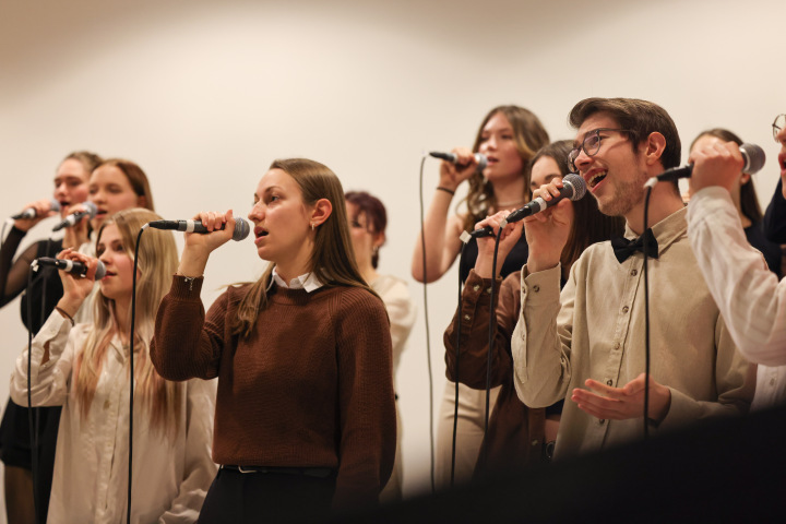 Musikalischer Beitrag durch Young Voices, Jugendpopchor des Landes Brandenburg