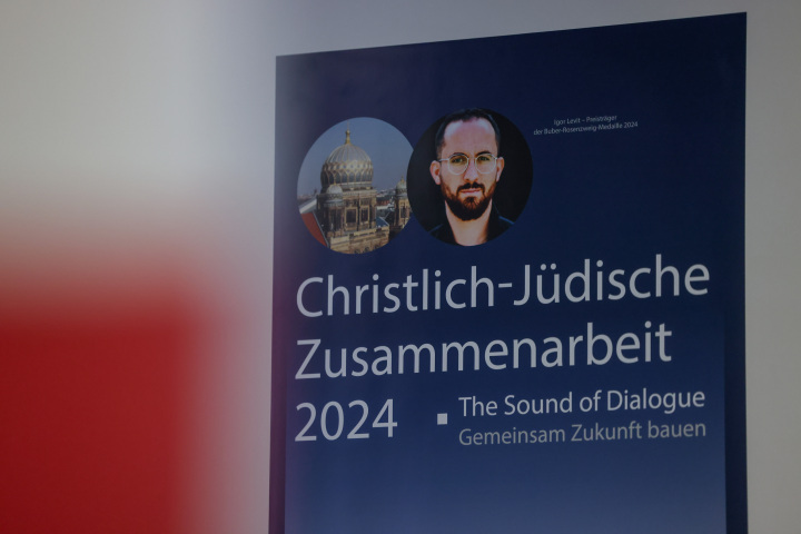 Plakat zum Jahr der Christlich-Jüdischen Zusammenarbeit 2024