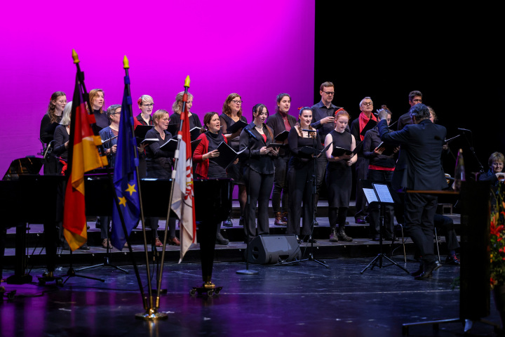 Musikalisches Zwischenspiel mit „Local Vocals“, Jazz- und Popchor der Musik- und Kunstschule Havelland