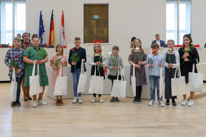 Die Preisträgerinnen und der Preisträger der Astrid Lindgren Grundschule Schwedt/Oder