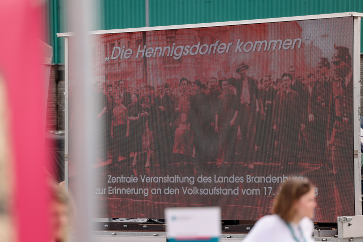 Impression der Zentralen Gedenkveranstaltung anlässlich des 70. Jahrestages des Volksaufstandes am 17. Juni