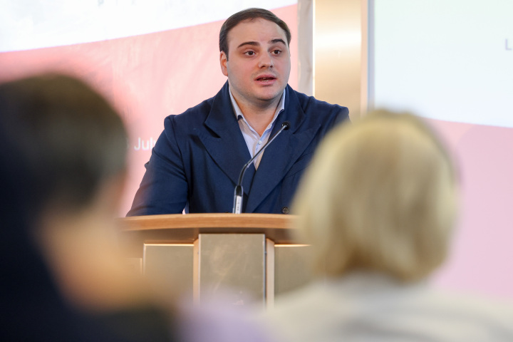 Rede Levan Zhorzholiani, KGRE-Mitglied und Mitglied der Stadtverordnetenversammlung Tiflis (Tiflis/Georgien)