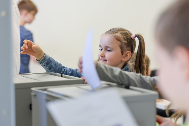 Impression Simulation einer Wahl