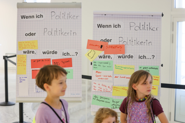 Impression des Kindertages im Landtag