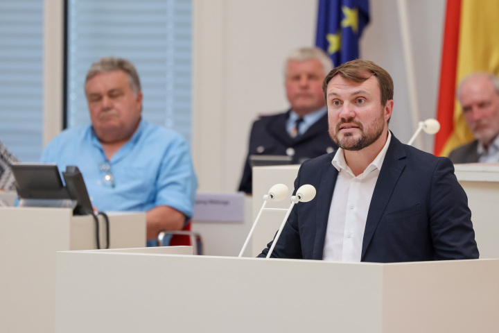 Laudatio durch den Abgeordneten Daniel Keller (SPD-Fraktion)