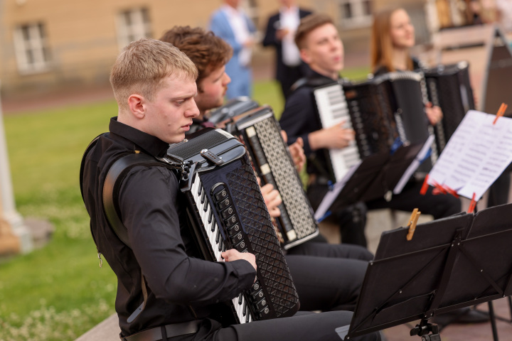 Quintett des Landesjugendakkordeonorchester Brandenburg