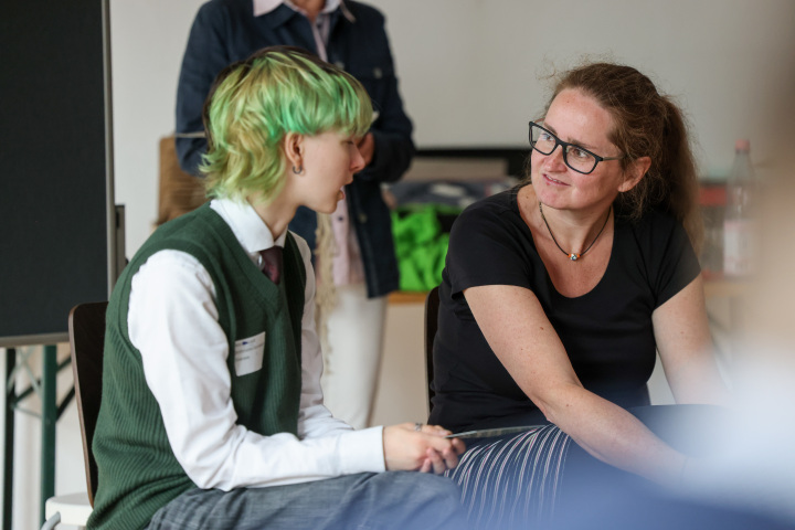 Impressionen der Workshops innerhalb und außerhalb des Landtages
